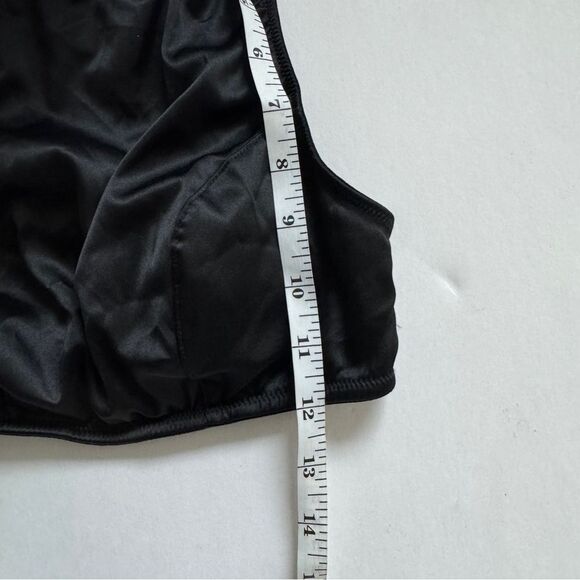 Victoria’s Secret Black Satin Intimate Top Size Small NWT - Picture 6 of 8